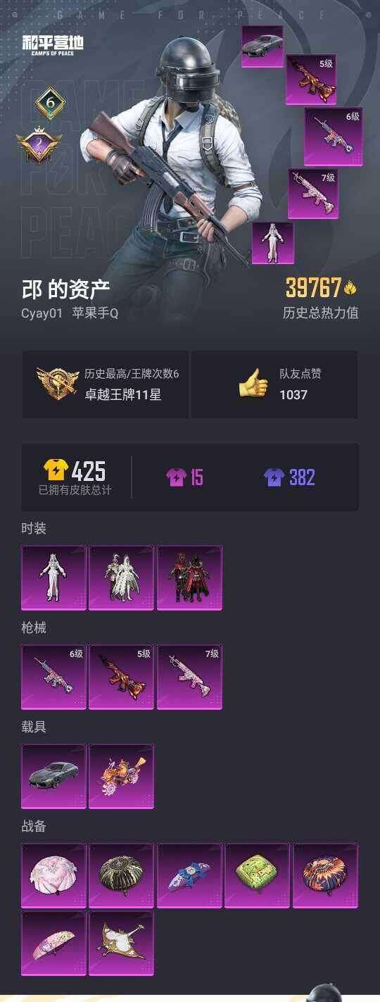 HPYYH3326277和平精英账号详情图2 HPYYH3326277和平精英账号详情图2