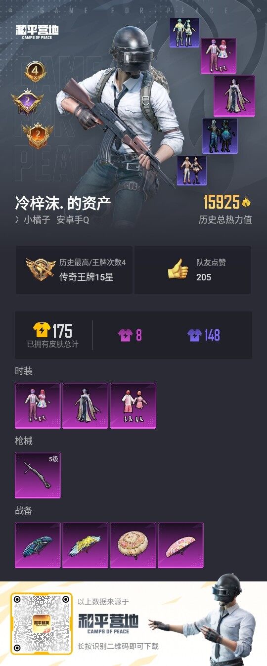 HPLE3326856和平精英账号详情图2 HPLE3326856和平精英账号详情图2