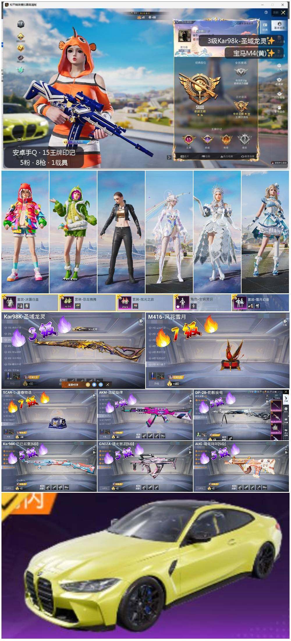 HPLE3326832和平精英账号详情图2