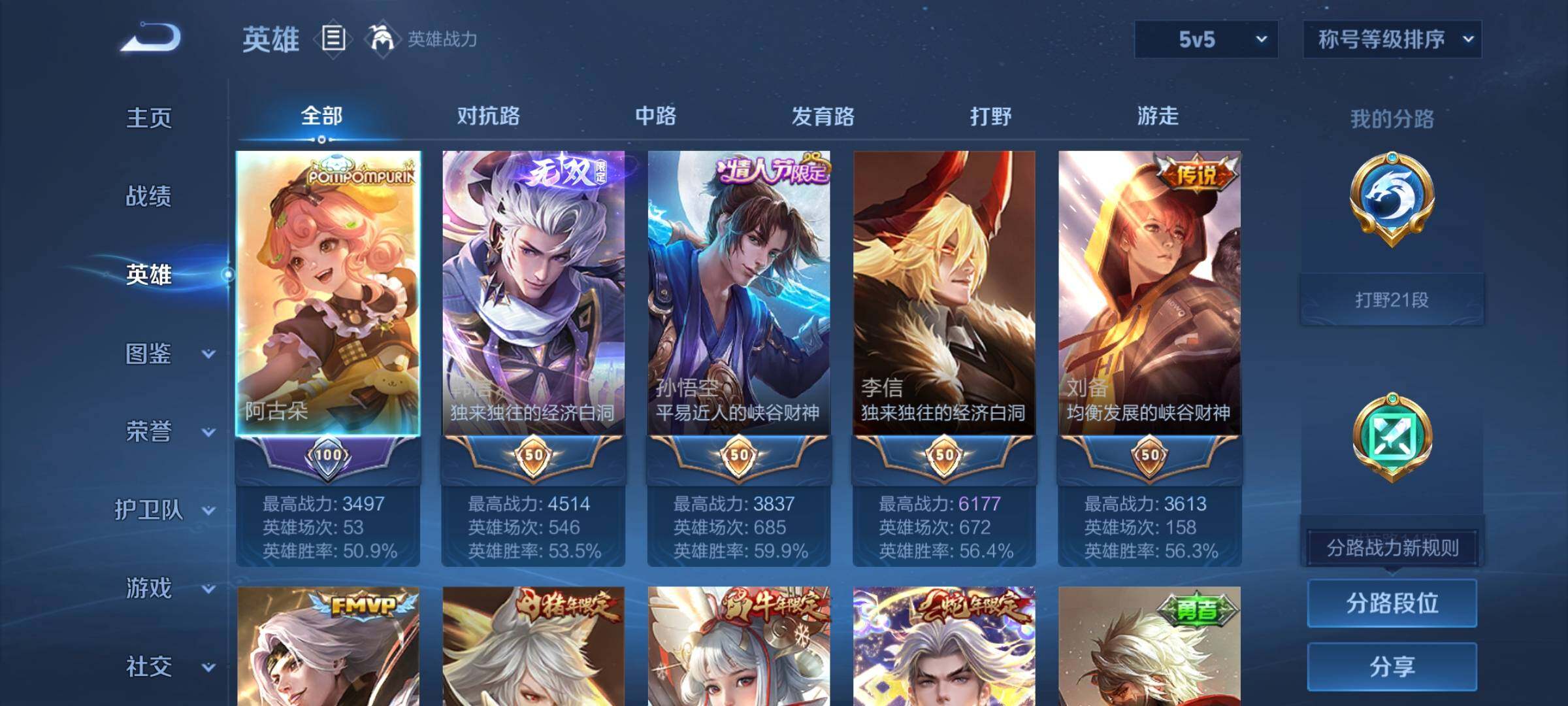 WZYXS3275079王者荣耀账号详情图3 WZYXS3275079王者荣耀账号详情图3