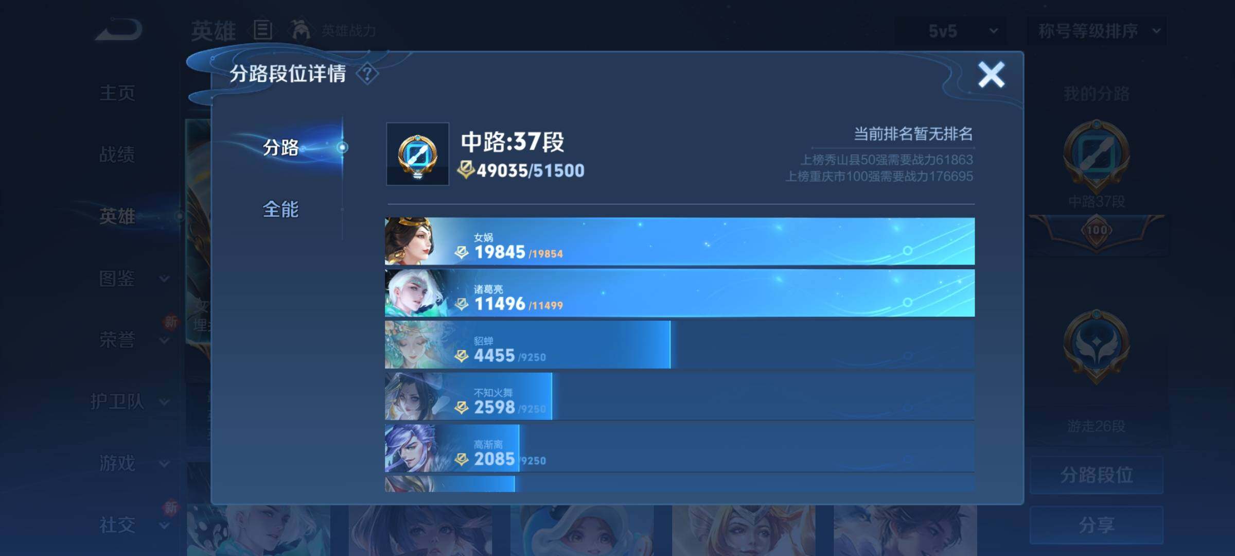 WZCMY3272461王者荣耀账号详情图4