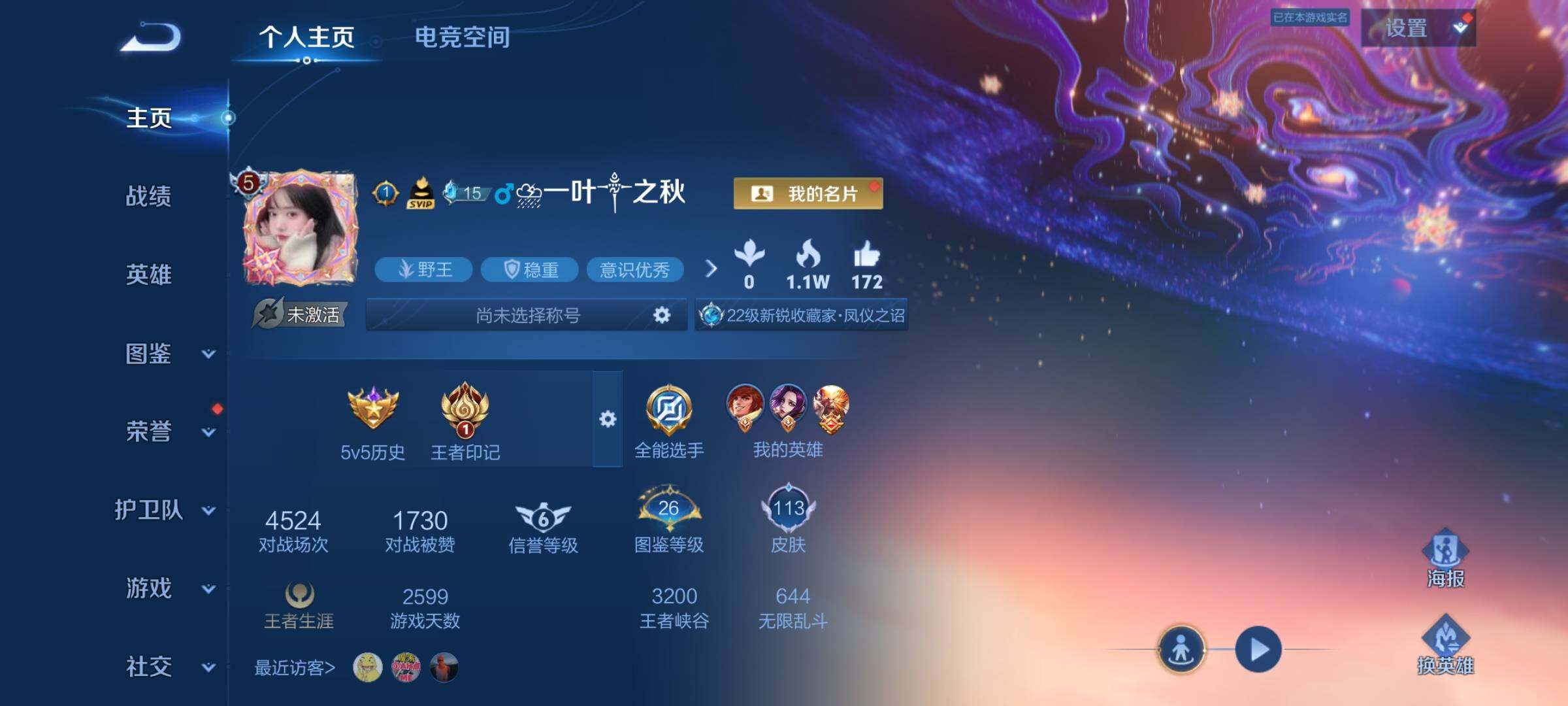 WZJZ3276865王者荣耀账号详情图4