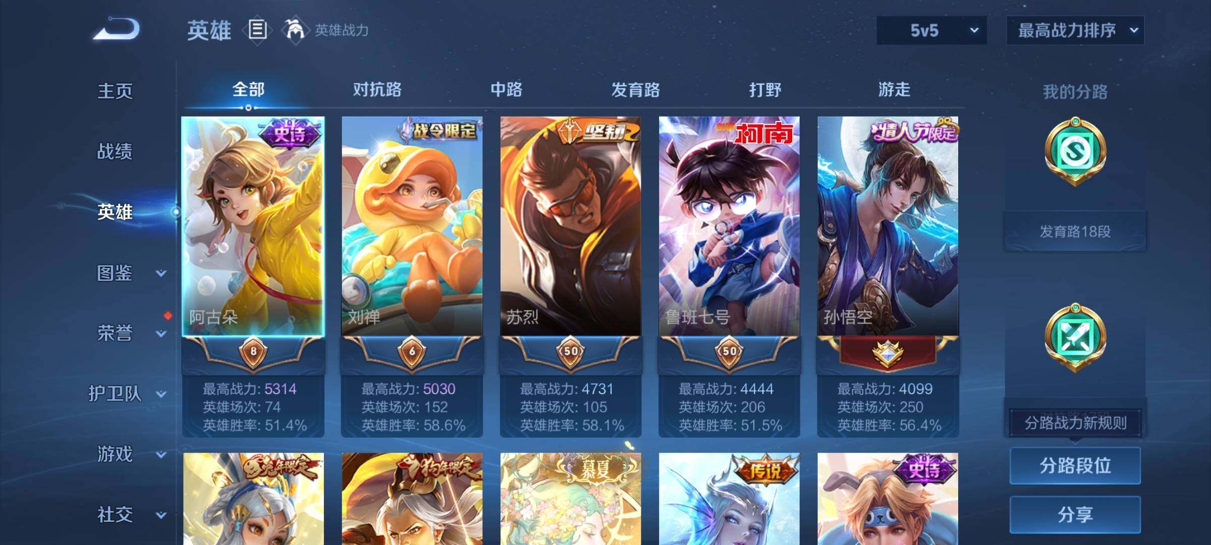 WZCMY3272394王者荣耀账号详情图3