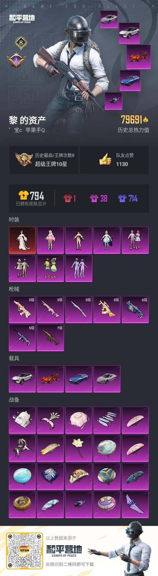 HPLE3326824和平精英账号详情图3 HPLE3326824和平精英账号详情图3