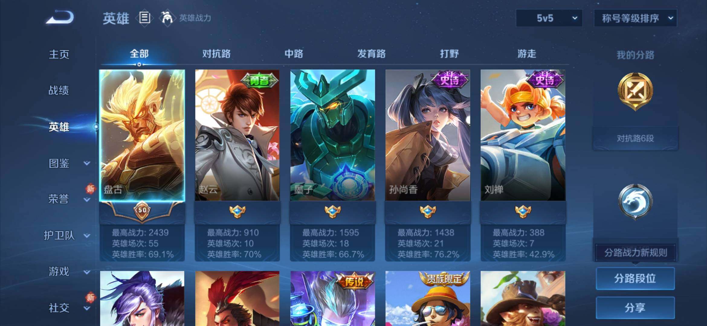 WZYXS3275164王者荣耀账号详情图3