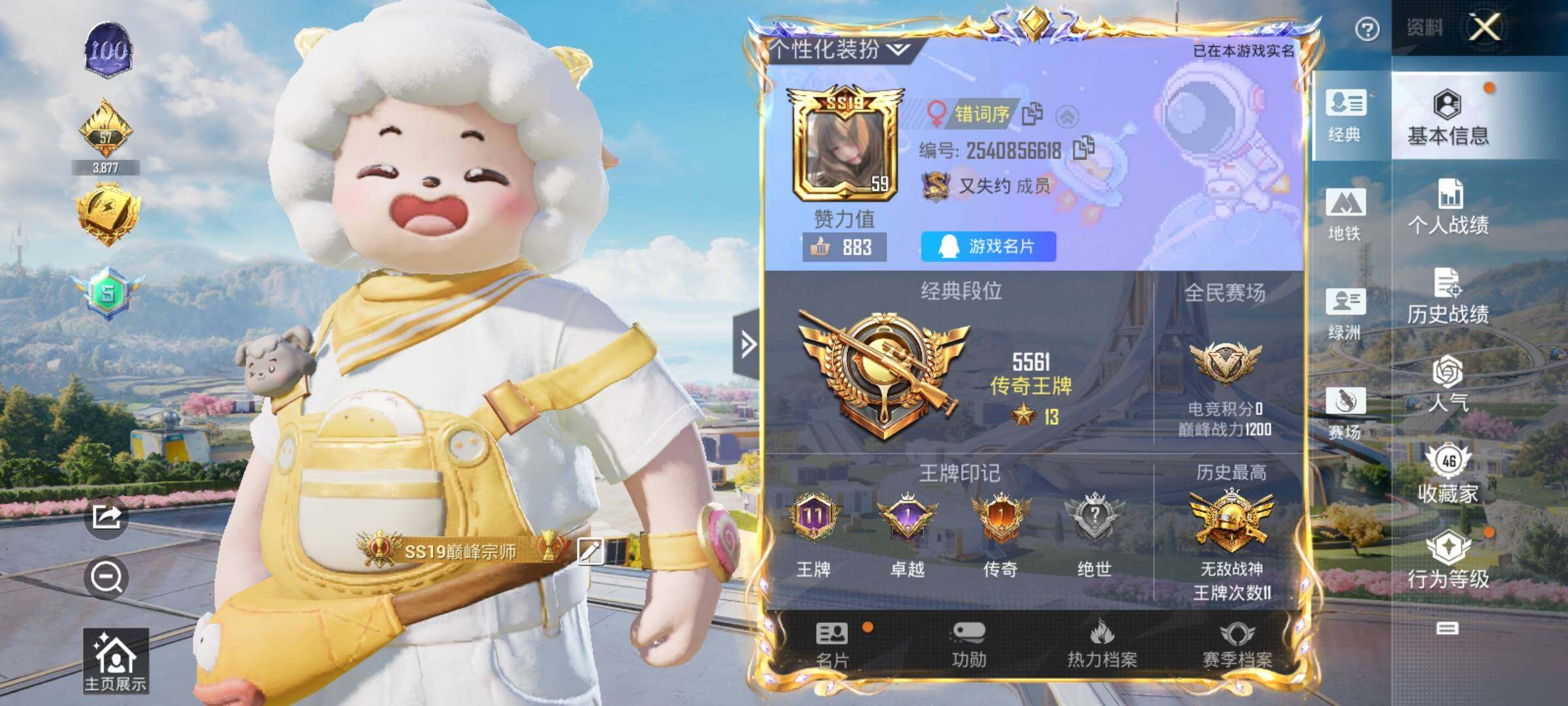 HPYXS3329543和平精英账号详情图2