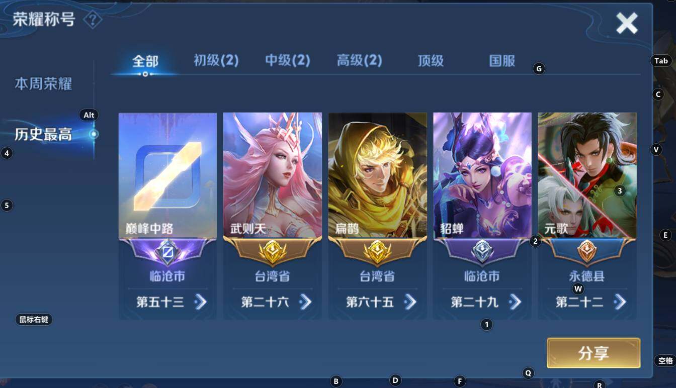 WZCMW3368466王者荣耀账号详情图7