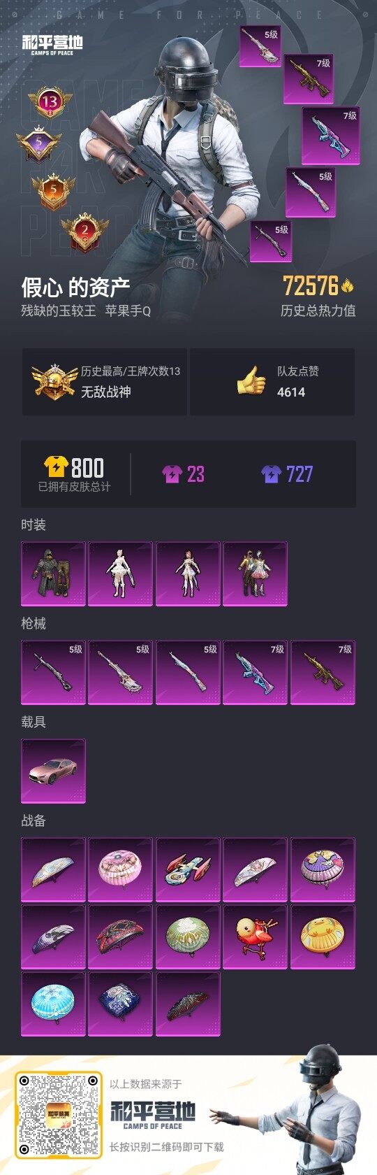HPLE3328595和平精英账号详情图3 HPLE3328595和平精英账号详情图3