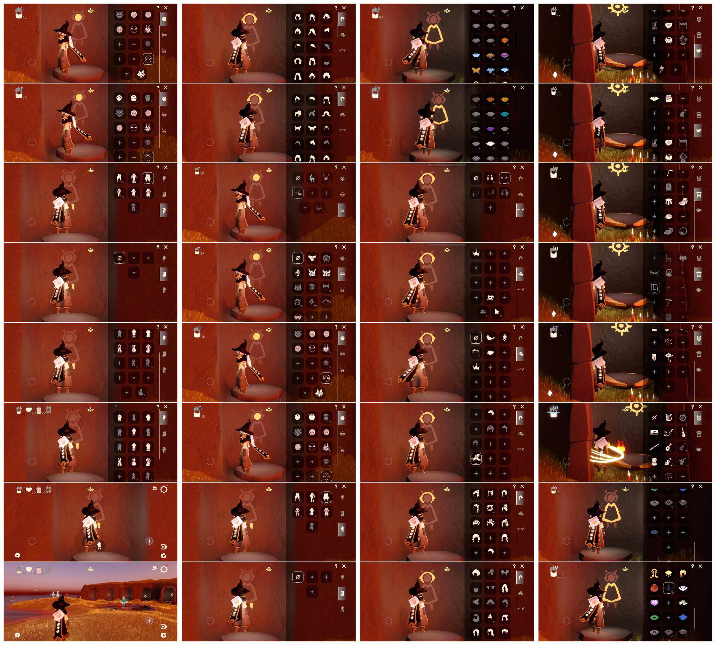 光遇账号安卓官服HE0689 渠道:安邮 完成地图：雨林 季节已毕业:九色鹿季毕业 热门复刻/活动:武士裤，红耳机，樱花，，书虫， 礼包:创始人斗，金鳞耳坠，巫师，盘龙围巾，蛛丝斗，小提琴，祥云纸伞，秋千 珍惜物品