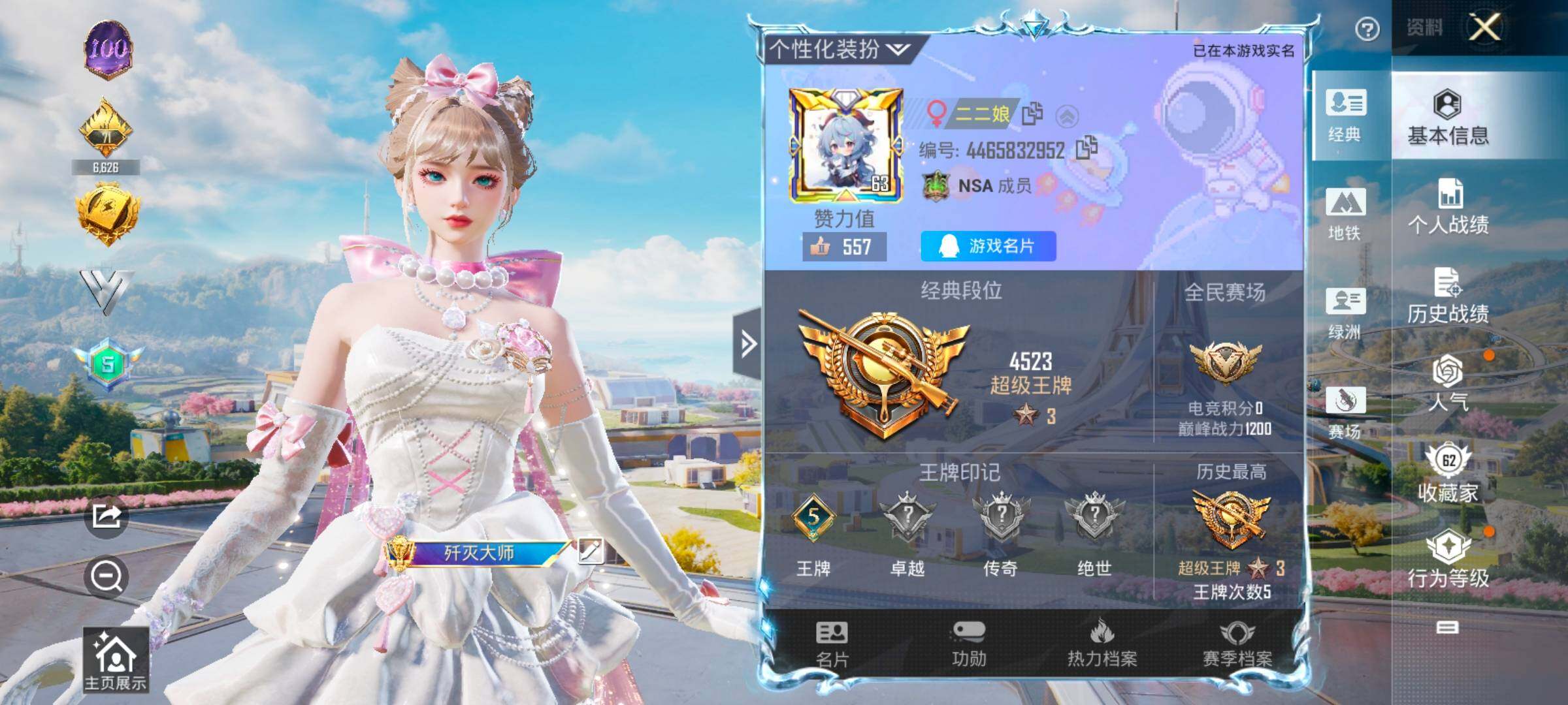 HPYXS3328652和平精英账号详情图2