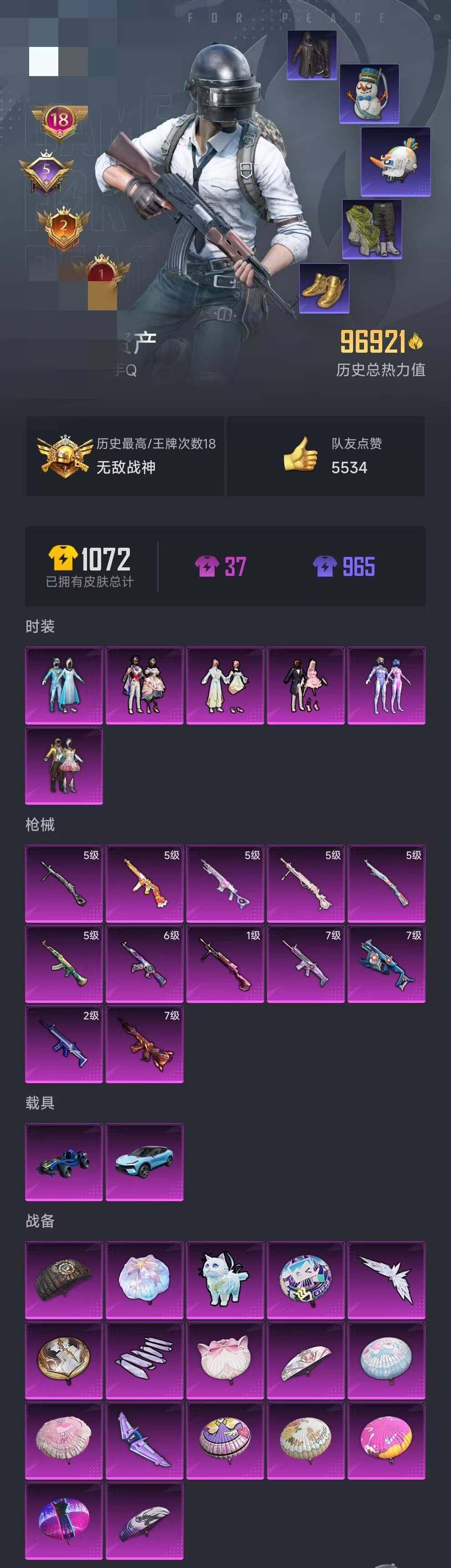 HPEY3328998和平精英账号详情图11