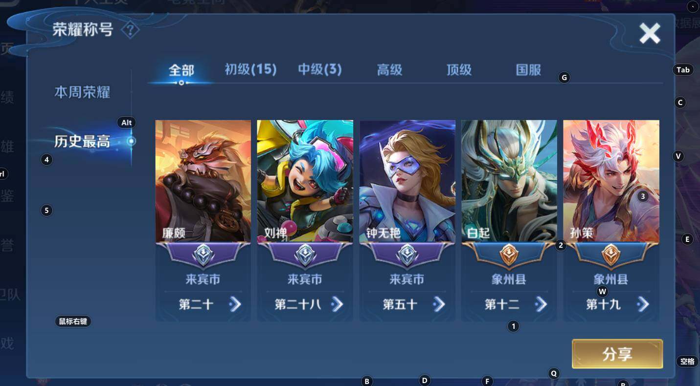 WZCMW3277025王者荣耀账号详情图4