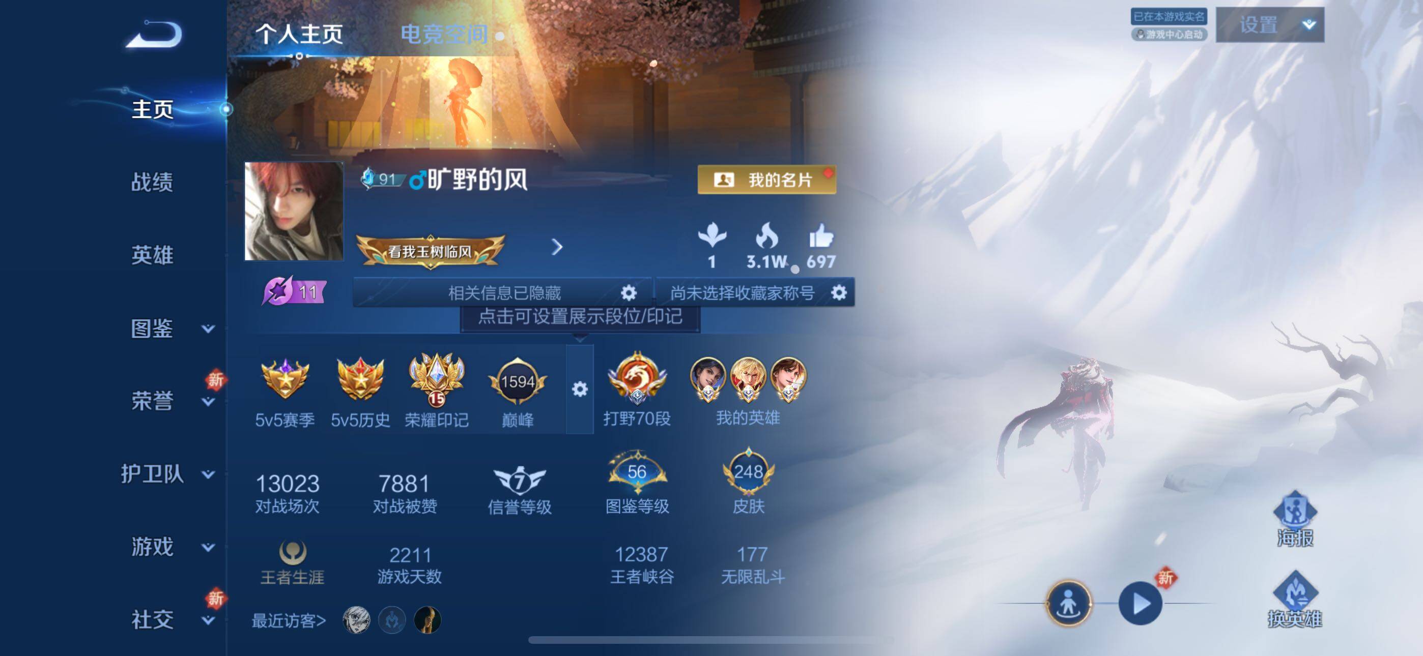 WZYXS3282839王者荣耀账号详情图2