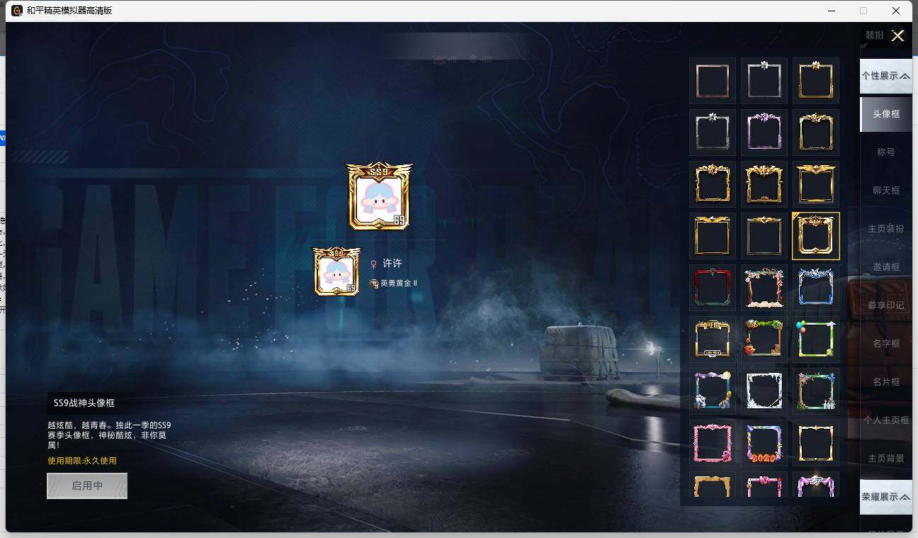 HPLE3330943和平精英账号详情图5