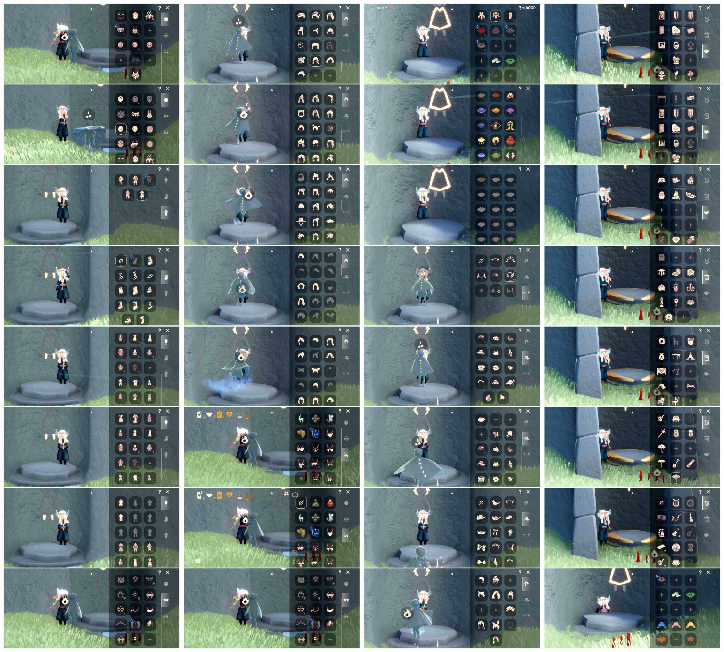 光遇账号安卓官服HY0291 无翼 ✅渠道: 安邮 ✅季节已毕业: 拾光毕业归巢毕业九色鹿毕业，二重奏半，姆明毕业染色毕业，青鸟半 ✅热门复刻/活动:归巢围巾斗飞天斗篷大钢琴妮妮红裙，龙头，黑框眼镜，箬笠帽明制帽正