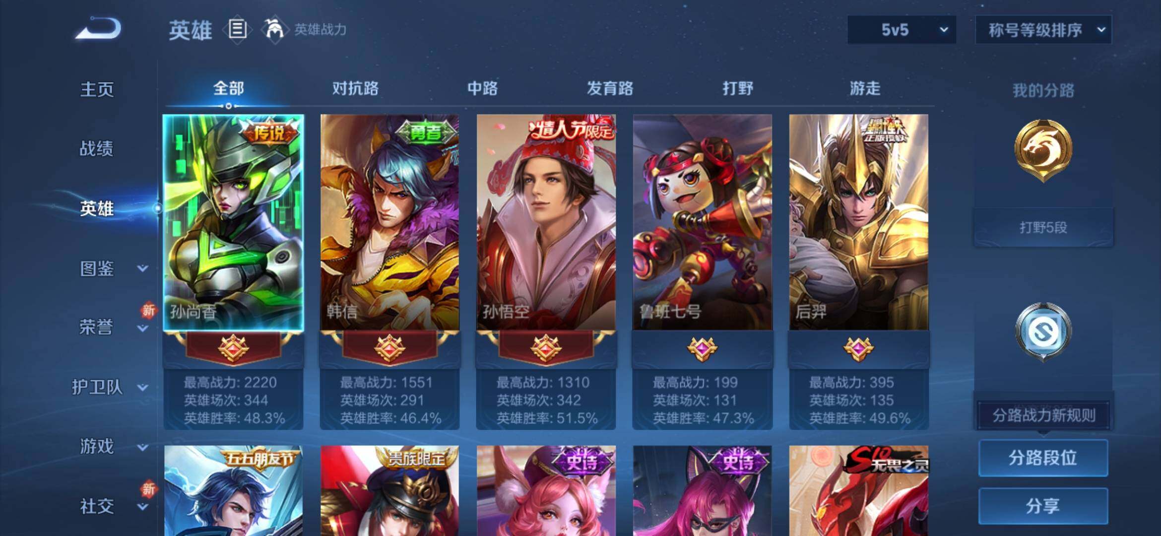 WZYXS3284283王者荣耀账号详情图3 WZYXS3284283王者荣耀账号详情图3