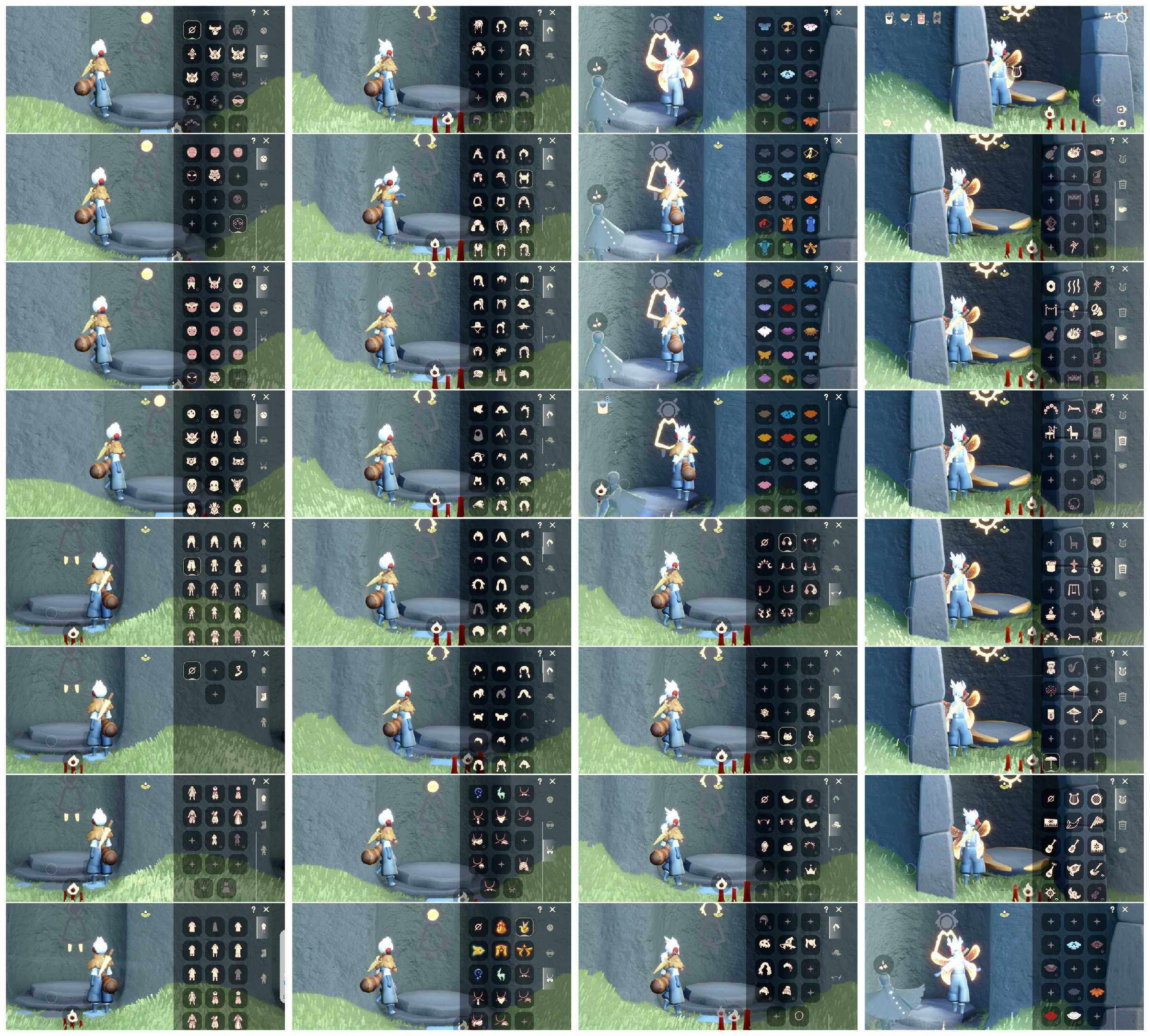 光遇账号B服HE0693 渠道:B站 完成地图：霞谷墓土 季节已毕业:梦想季半毕业，小王子季半毕业，风行季毕业，表演季毕业，欧若拉季毕业，夜行季半毕业，九色鹿季半毕业， 热门复刻/活动:红耳机，武士裤，正太，书