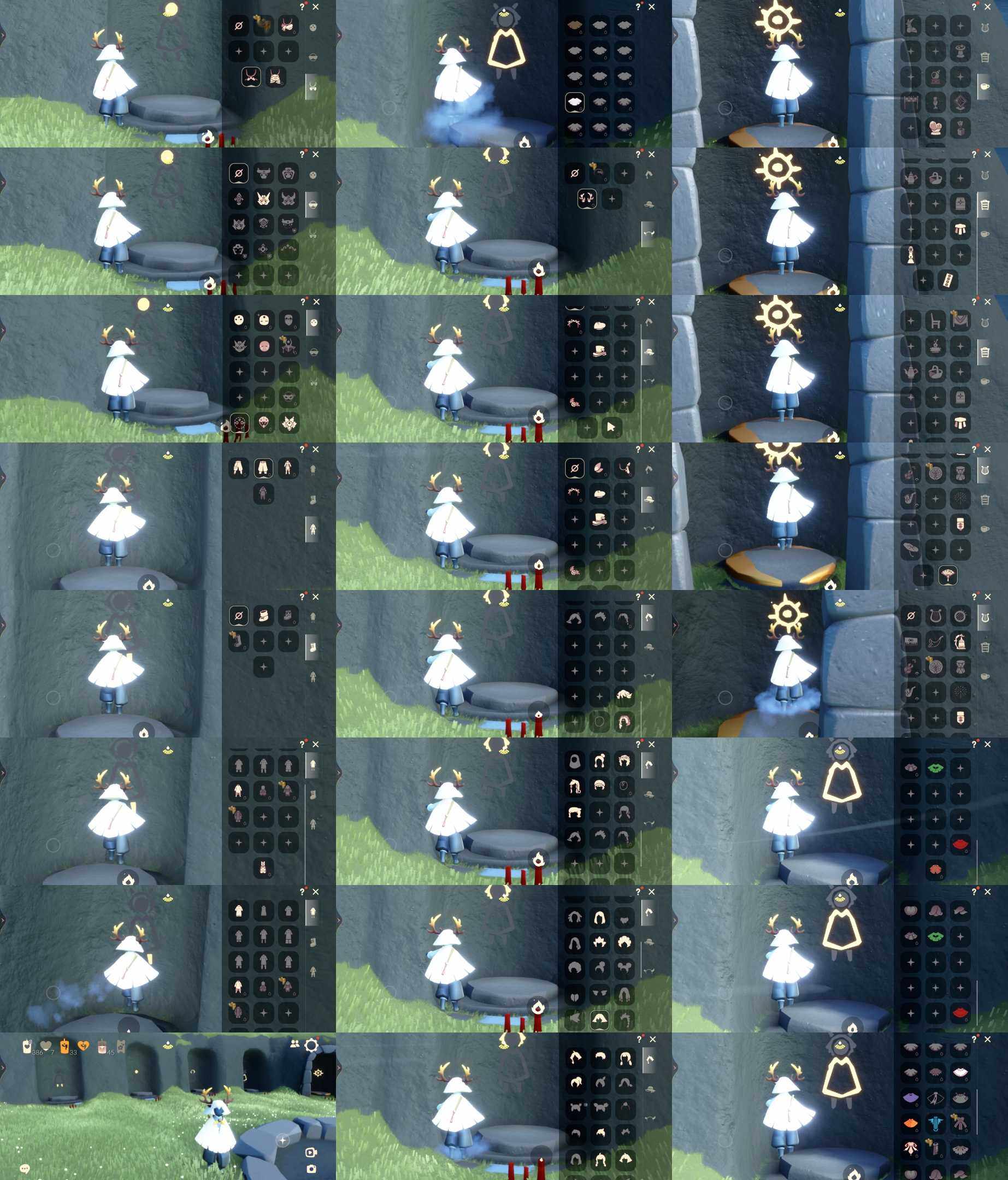 光遇账号vivo渠道服蜡烛数：420/爱心数：7/ 献瑞折扇礼包/武士裤/ 搓澡巾/花环发型/白金斗篷