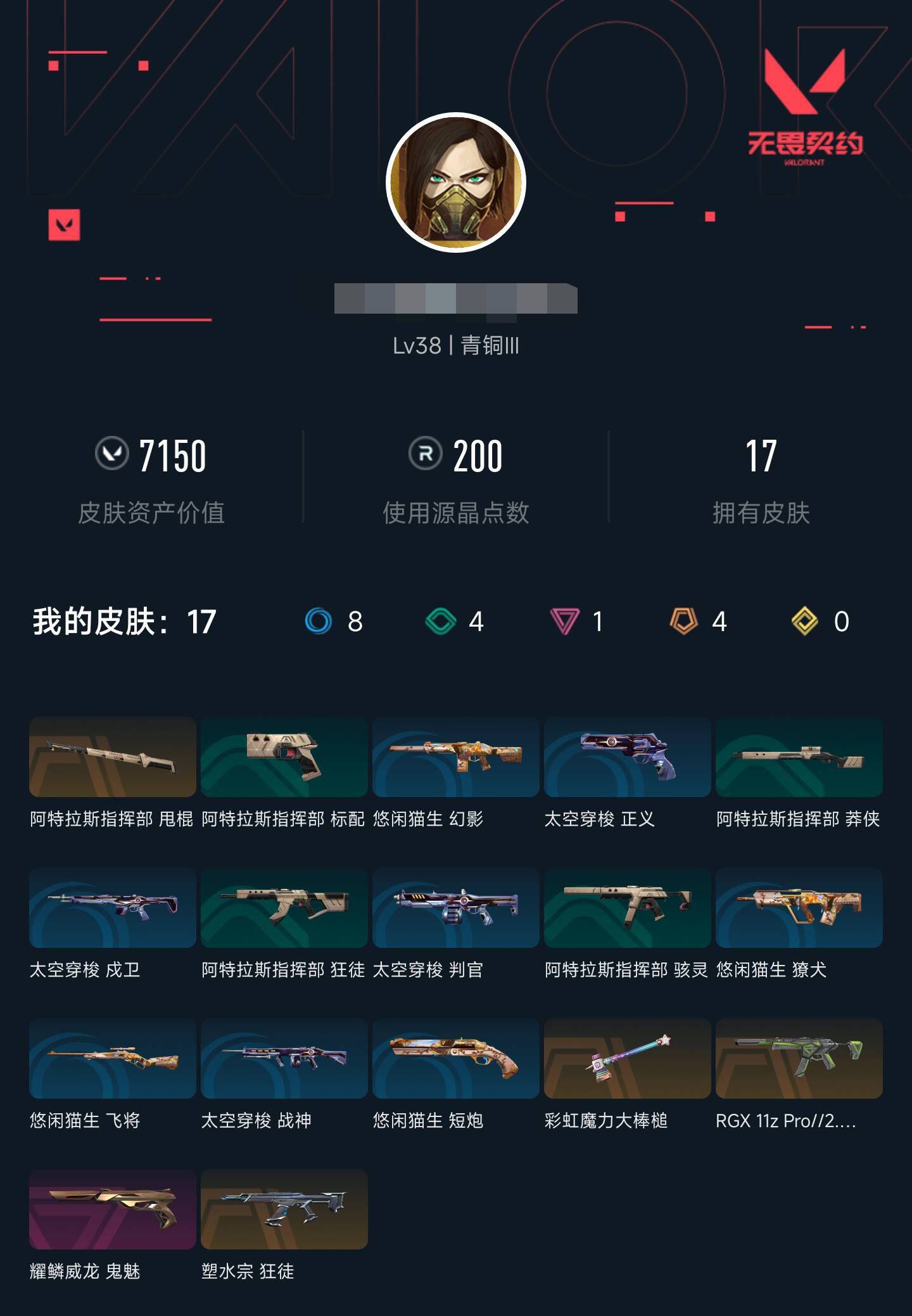 WWQEY313080无畏契约账号详情图3