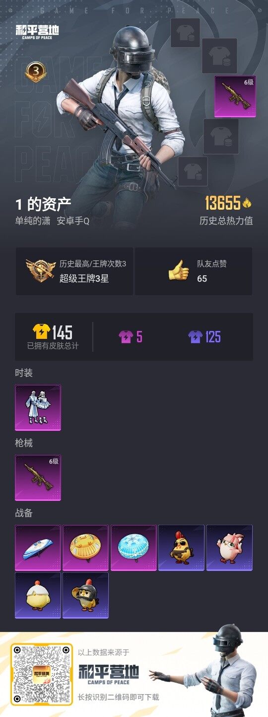 HPLE3331563和平精英账号详情图3