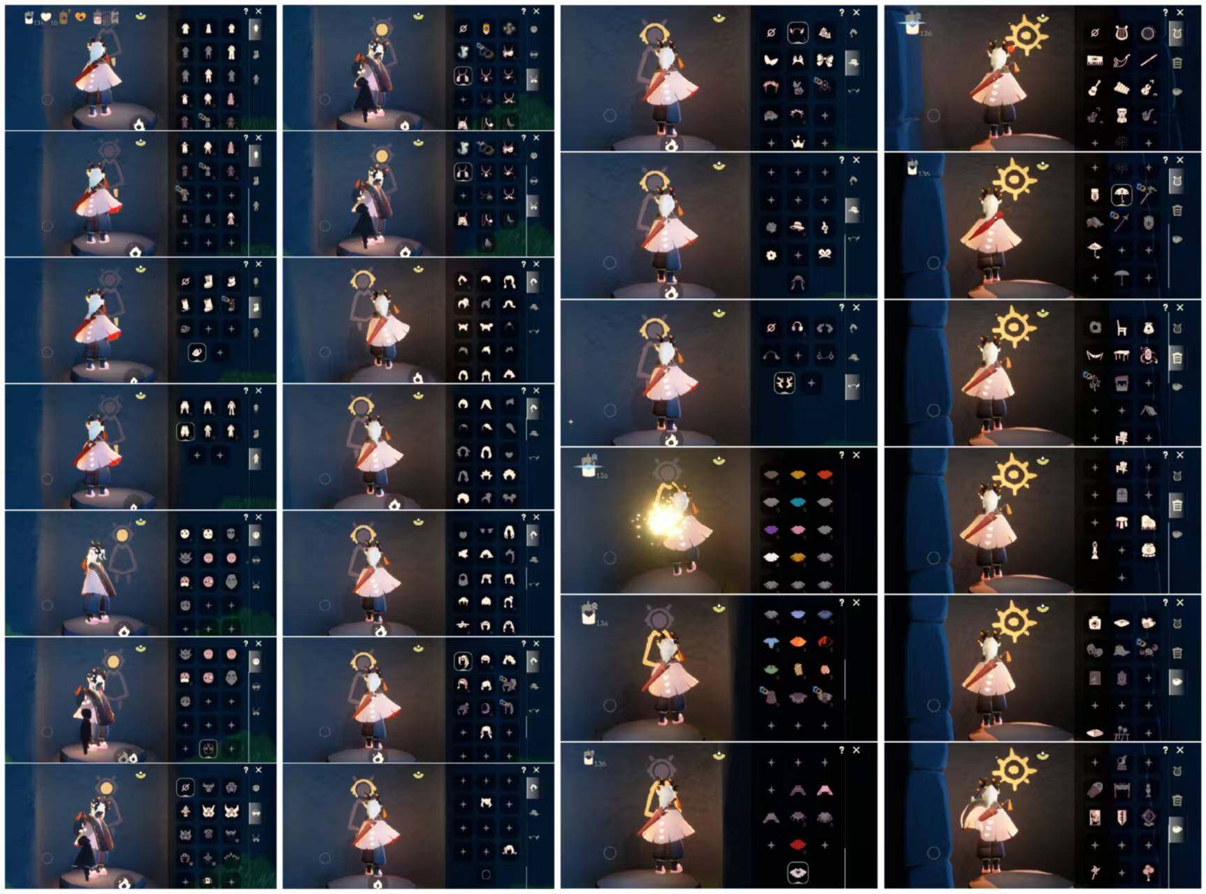 光遇账号华为渠道服LK0425
✅渠道:  华为
✅完成地图:雨林霞谷 
✅季节已毕业:  追忆季毕业，二重奏季半毕业，姆明季半毕业
✅热门复刻/活动:背带裤，樱花，箬笠，花环，红耳机，武士裤，宝宝裤
✅礼包:兔子拖