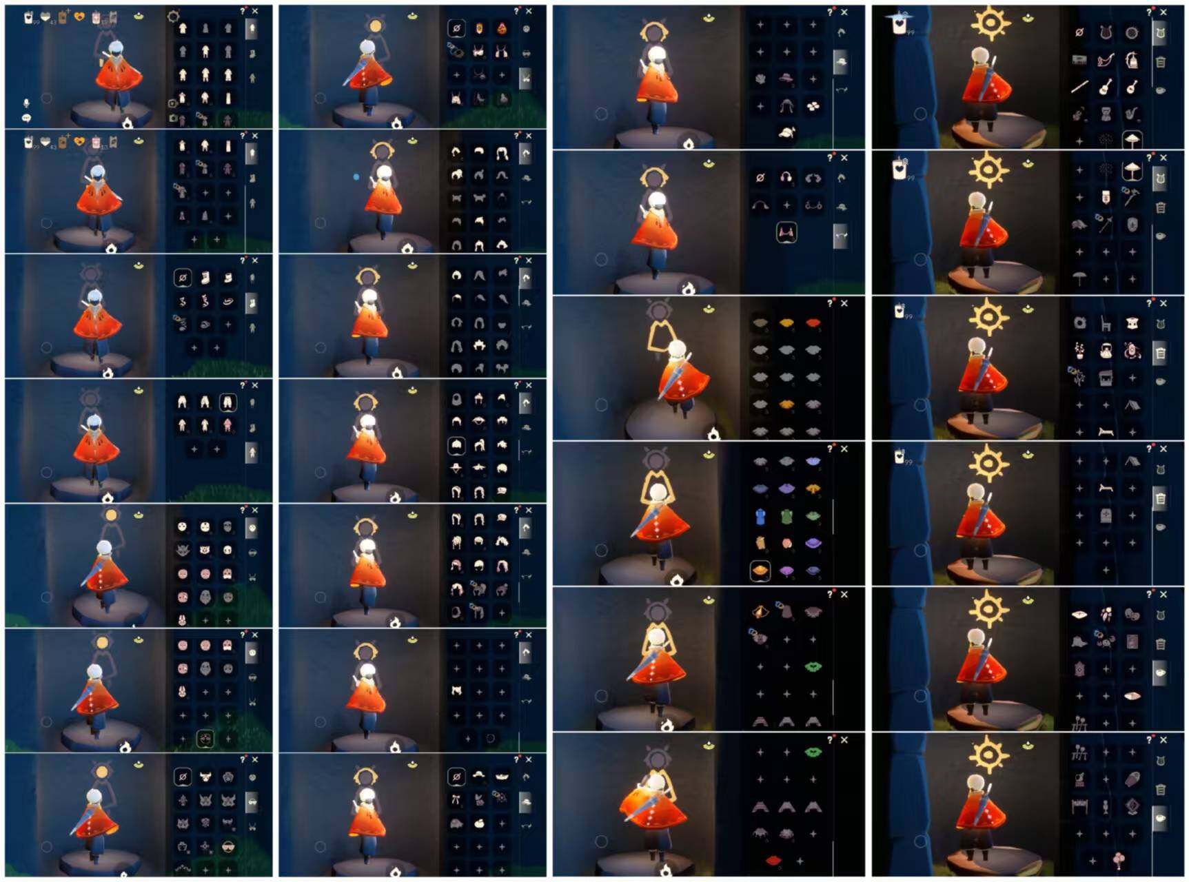 光遇账号安卓官服LR0070  
✅渠道:  安邮
✅季节已毕业:  追忆季毕业，归巢季毕业
✅热门复刻/活动:背带裤，武士裤
✅礼包:祥云服饰，橘子，箬笠，红耳机，雨伞
✅珍惜物品：鲲灯
亮点包括：武士裤，红耳机