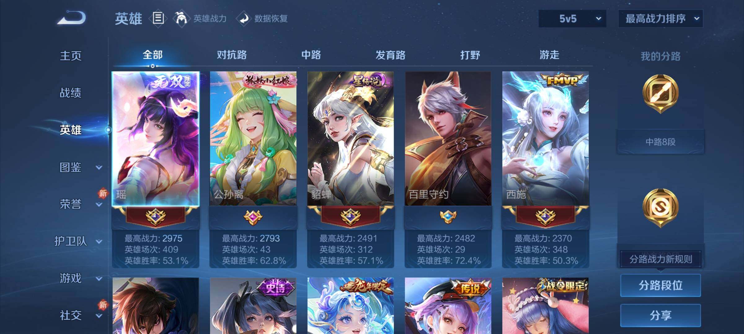 WZCMY3280742王者荣耀账号详情图3