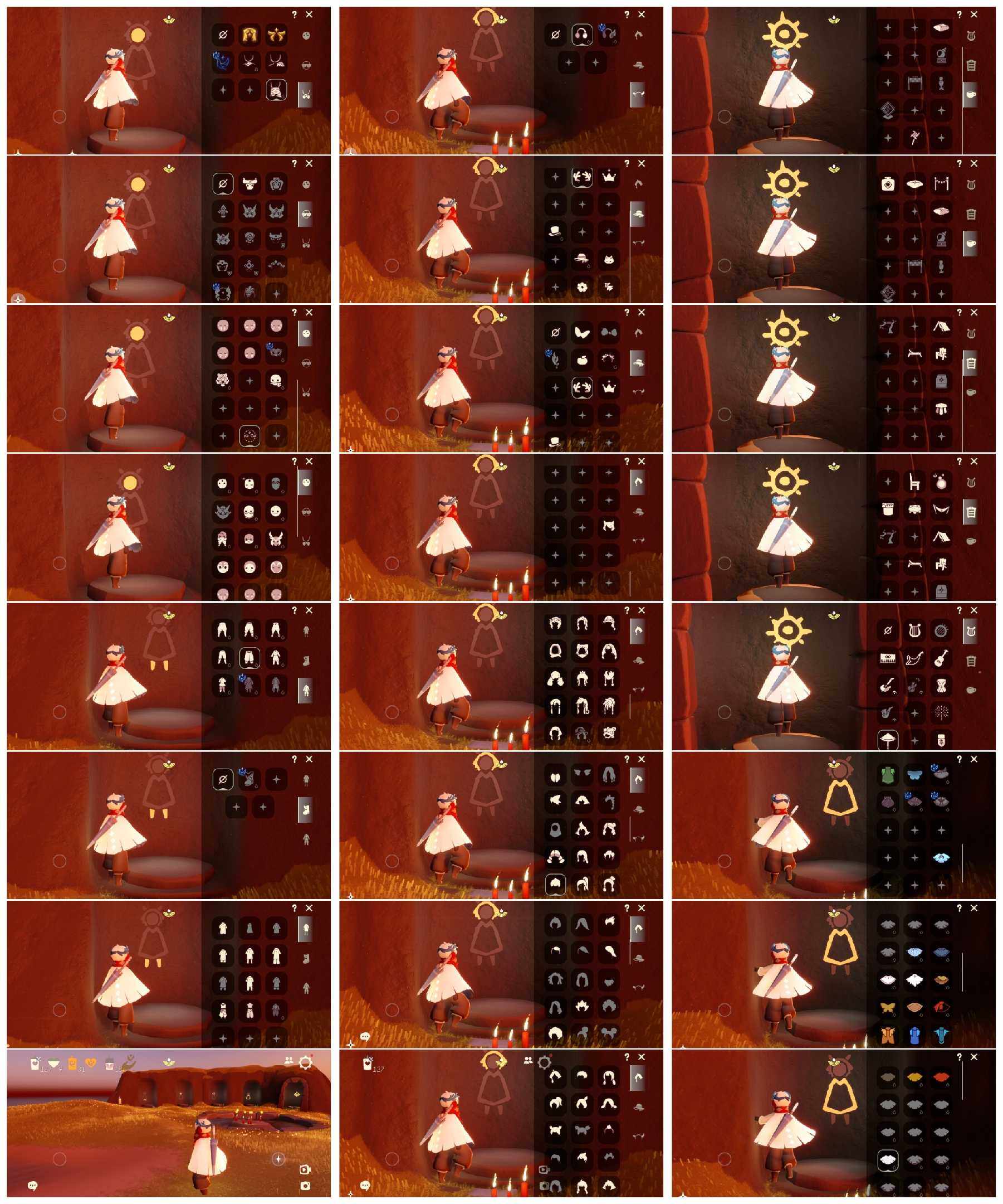 光遇账号安卓官服HE0375 ✅渠道: 安邮 ✅完成地图: 晨岛霞谷 ✅季节已毕业: 表演半欧若拉半 ✅热门复刻/活动:黑脸矮人面具武士裤灯笼裤，花环猫耳，正太，红耳机雨伞，白金黑金 ✅礼包:橘子兔子 ✅珍惜物品：