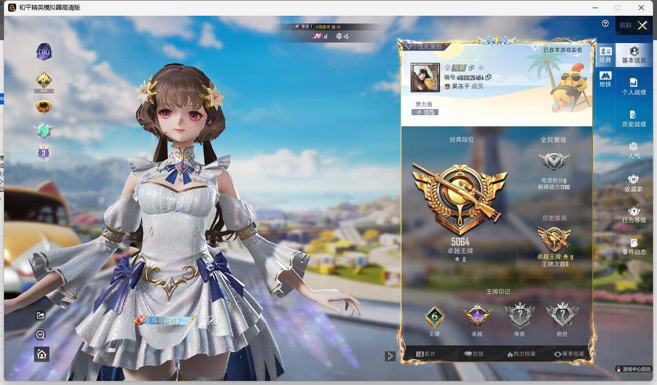 HPLX3337087和平精英账号详情图4