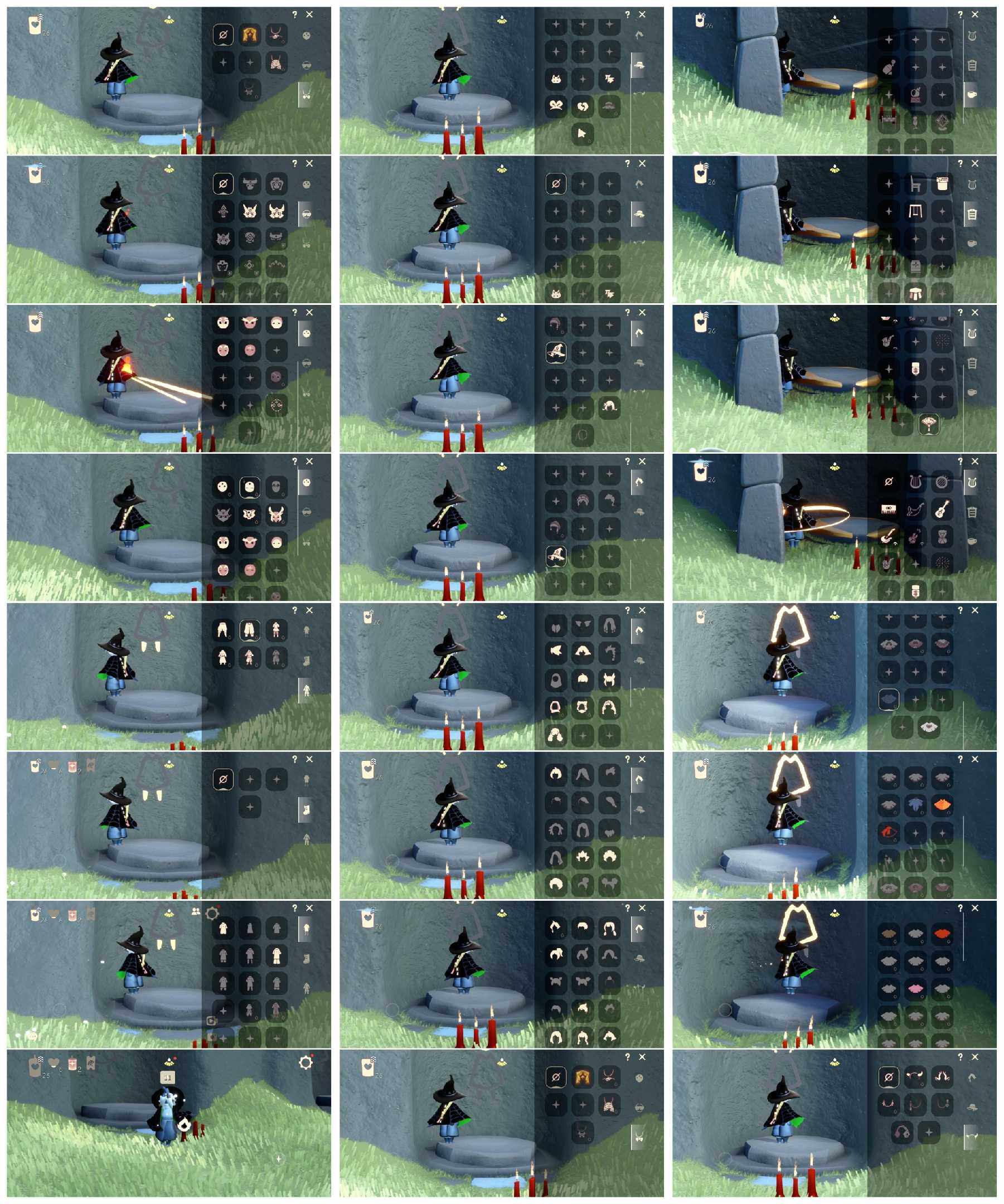 光遇账号安卓官服HE0658 ✅渠道: 安邮 ✅完成地图: 霞谷 ✅季节已毕业: 表演季毕业 ✅热门复刻/活动:武士裤 ✅礼包:巫师，绊爱，兔子，秋千，折扇，音韵吉他，蛛丝斗，九色鹿鹿角 ✅珍惜物品：白枭，绊爱，九