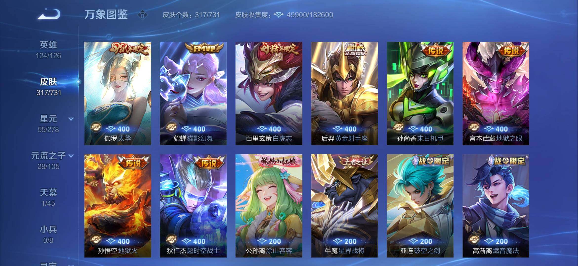 WZYXS3286649王者荣耀账号详情图8