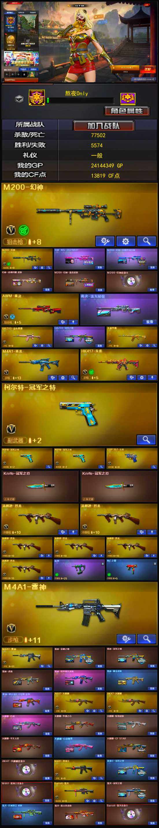 CFCMW333536穿越火线账号详情图4
