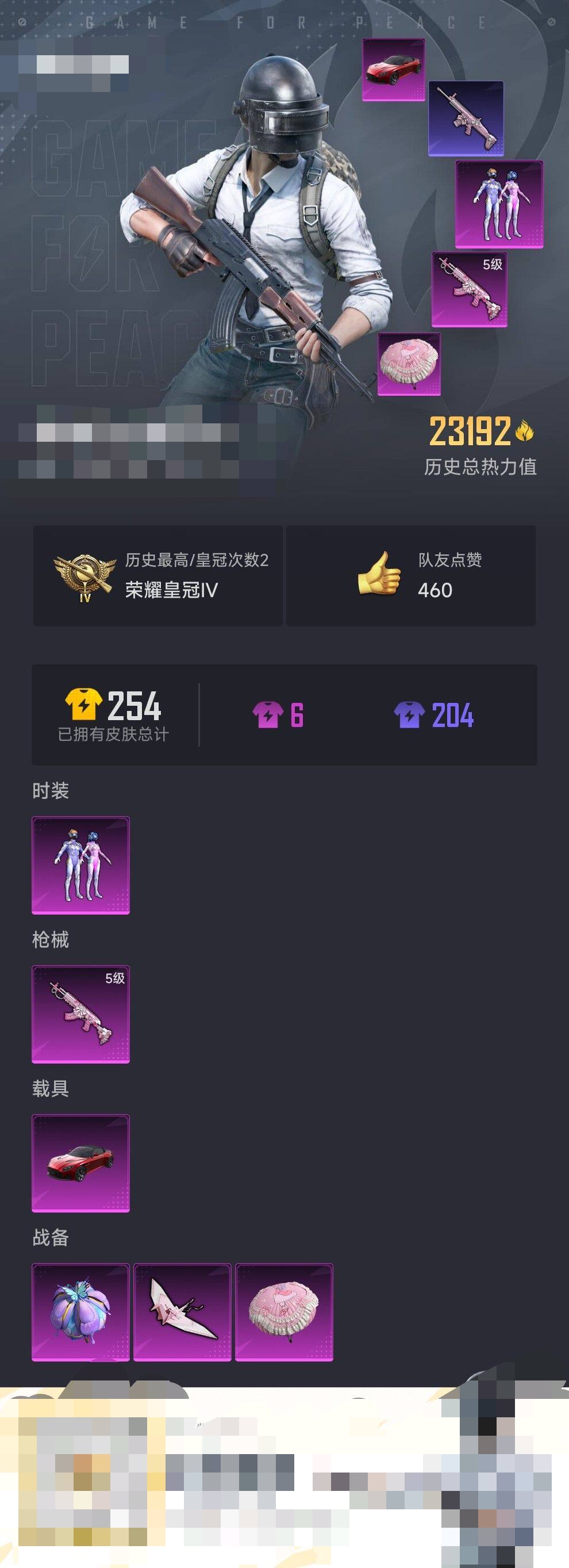 HPEY3332321和平精英账号详情图4