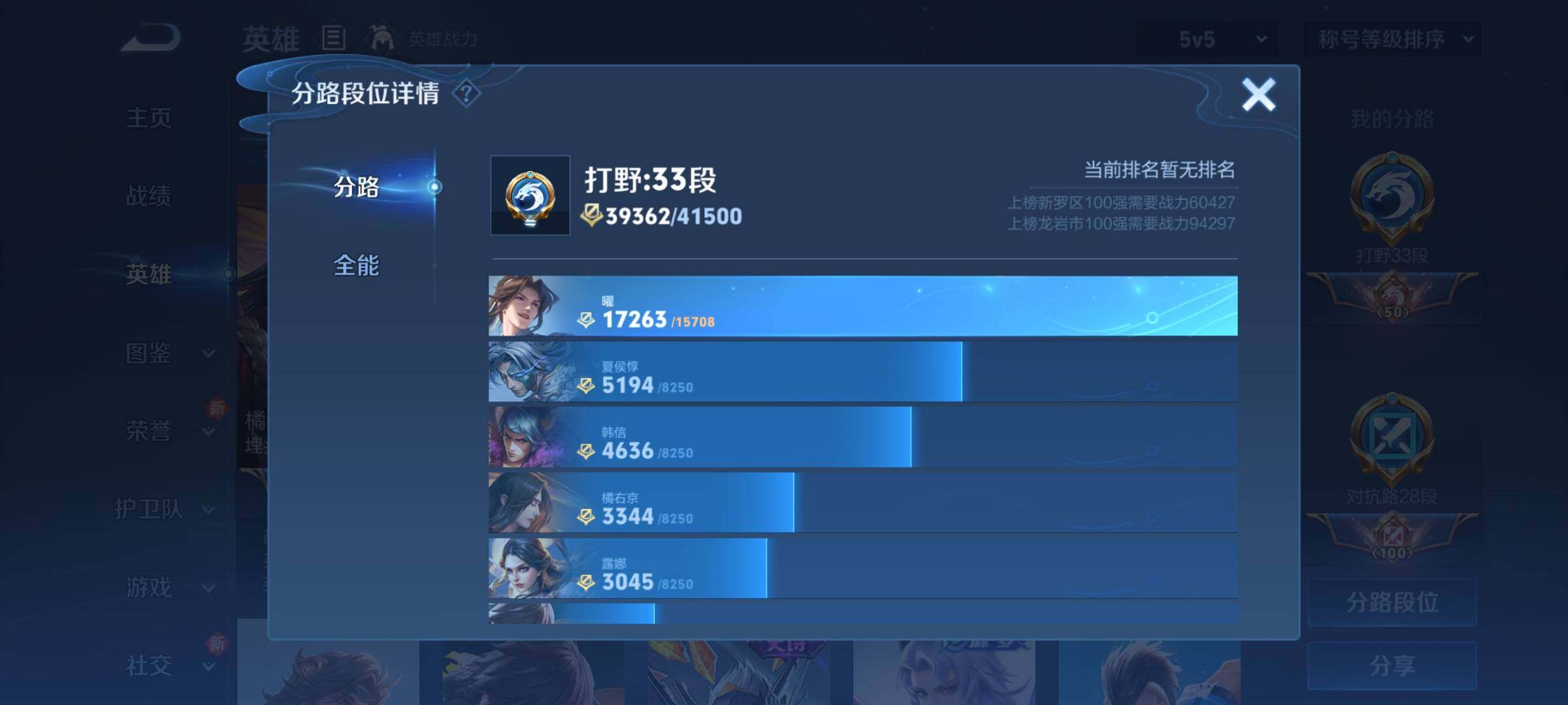 WZCMY3283499王者荣耀账号详情图4 WZCMY3283499王者荣耀账号详情图4