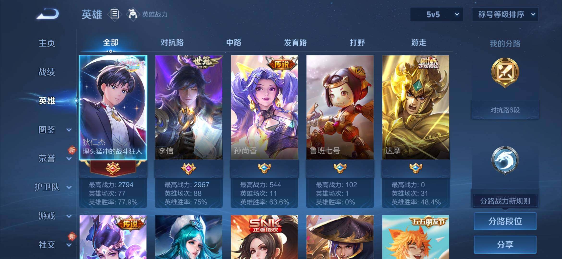 WZYXS3286899王者荣耀账号详情图3