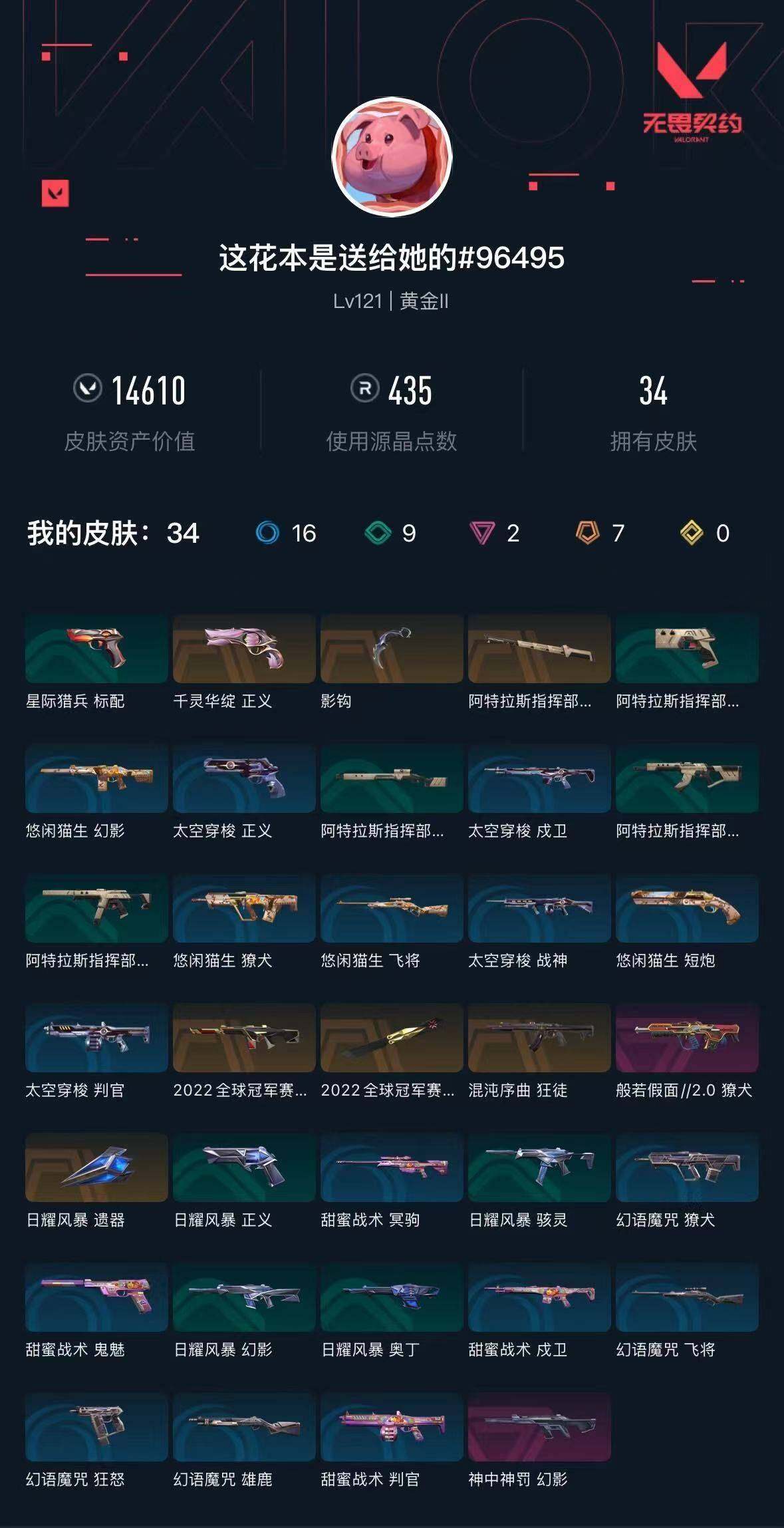 WWQXL313411无畏契约账号详情图3 WWQXL313411无畏契约账号详情图3