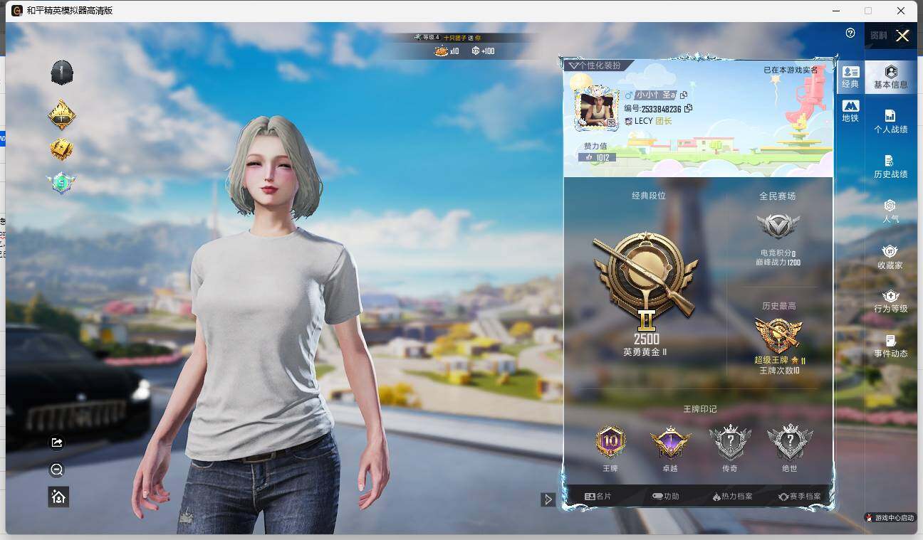 HPLE3334577和平精英账号详情图4