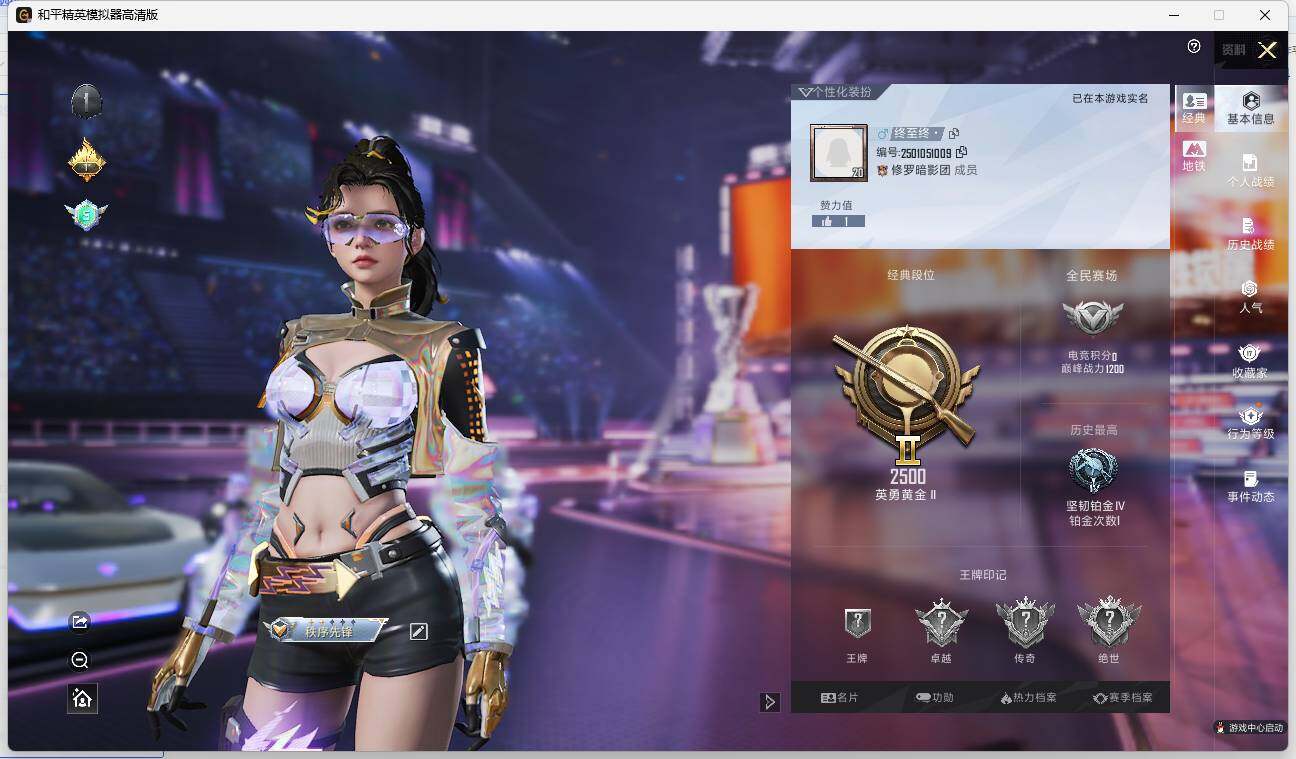 HPLE3333735和平精英账号详情图4