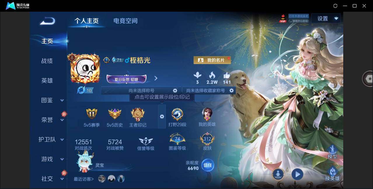 WZYYH3288945王者荣耀账号详情图6