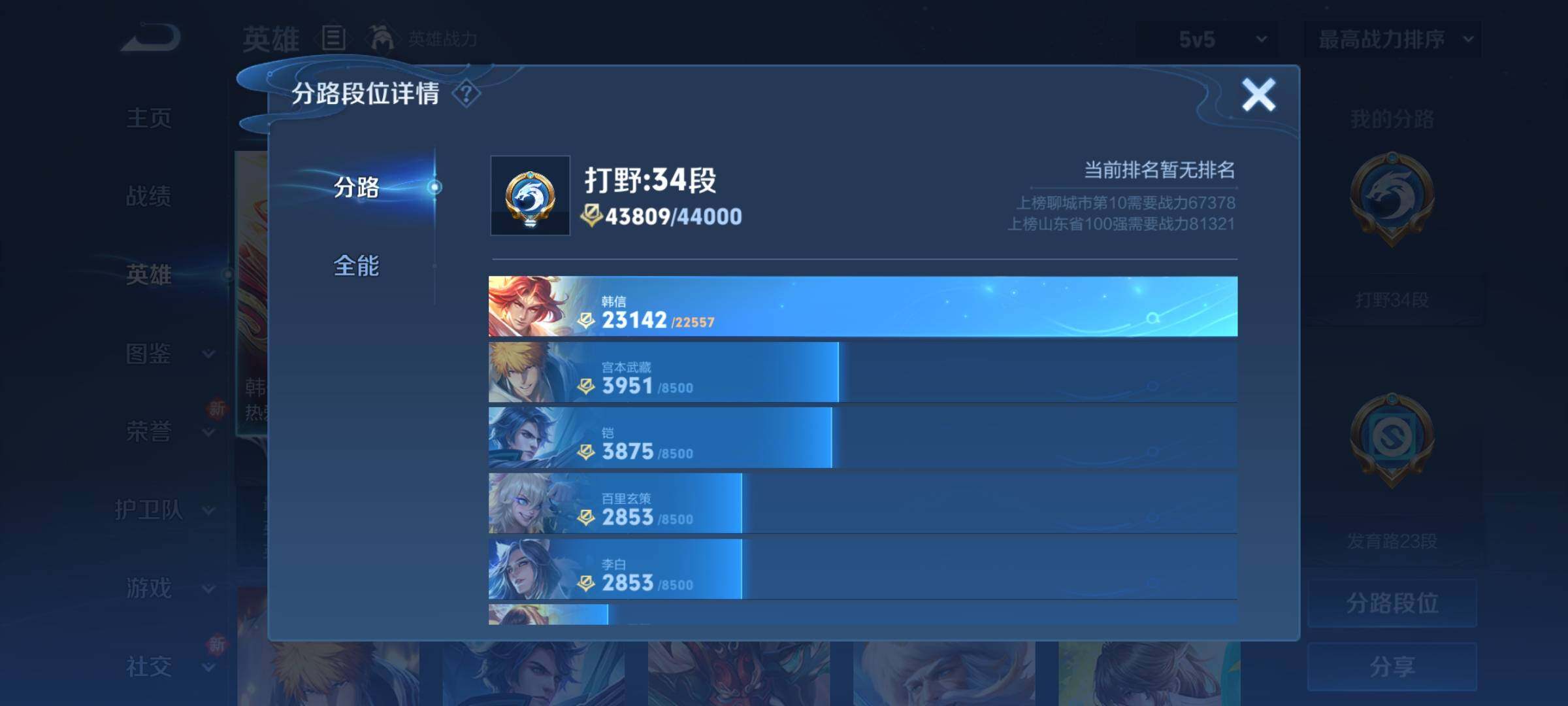 WZCMY3287122王者荣耀账号详情图5
