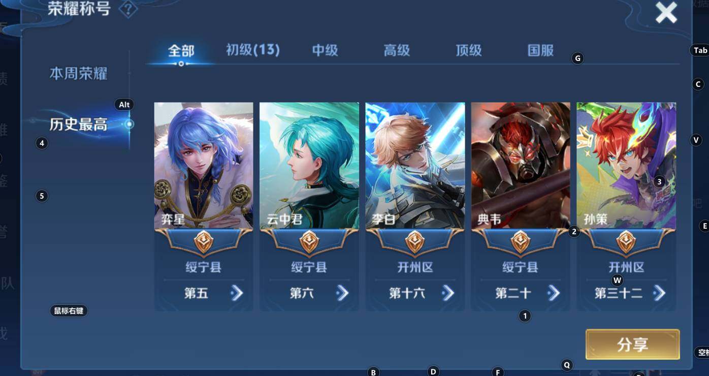 WZCMW3284965王者荣耀账号详情图10