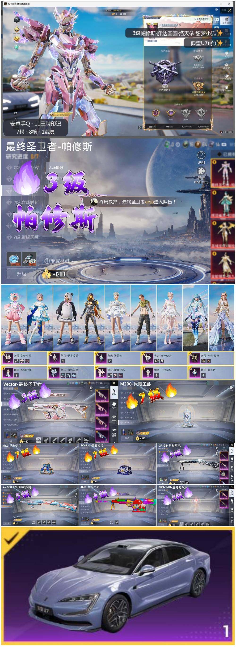 HPLE3334563和平精英账号详情图2