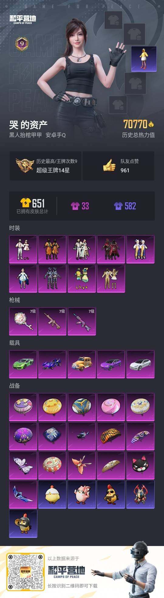 HPLE3335129和平精英账号详情图3