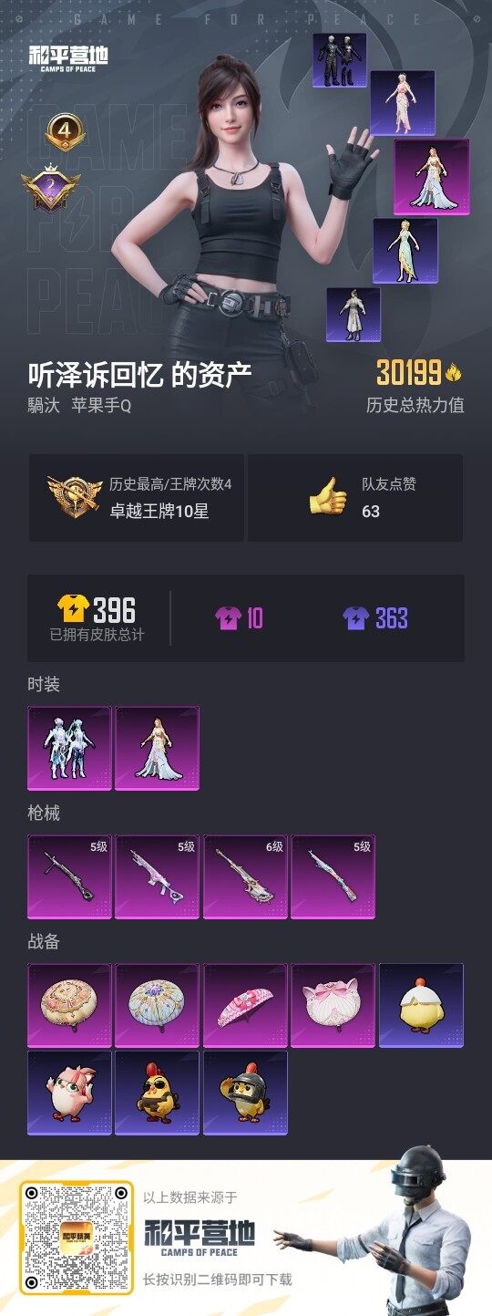 HPLE3335242和平精英账号详情图3