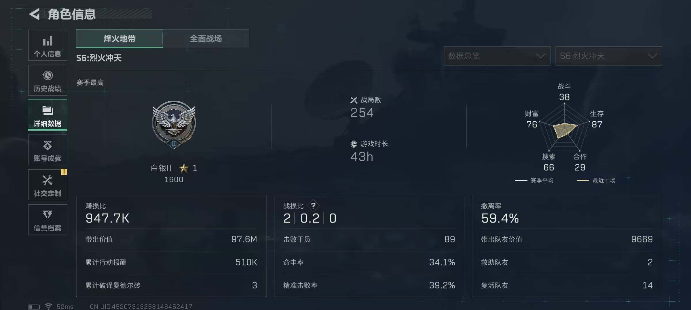 SJZQM333418三角洲行动账号详情图6