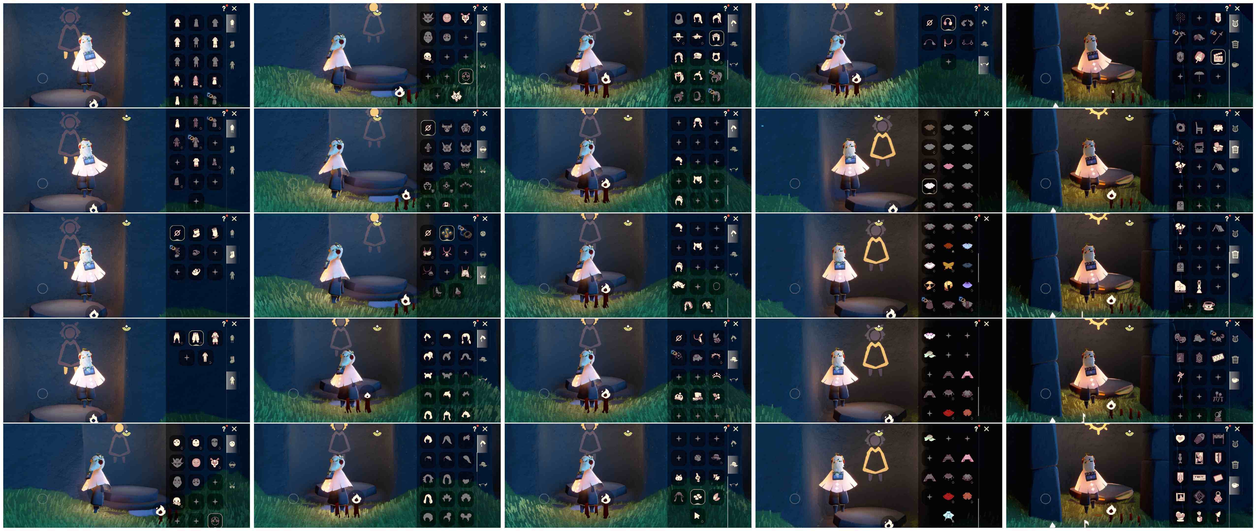 光遇账号安卓官服YY0701
✅渠道:安官
✅季节已毕业:二重奏季半毕业
✅热门复刻/活动:红耳机，武士裤，箬笠，花环，白金，樱花
✅礼包:兔子拖鞋，青衫套装，兔子
✅珍惜物品：无
亮点包括：白斗，红耳机，武士裤，