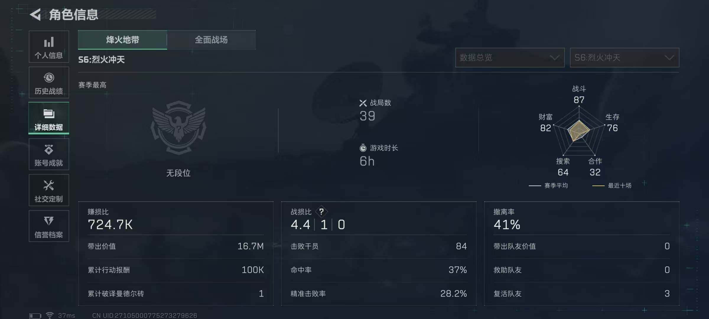 SJZQM334066三角洲行动账号详情图8