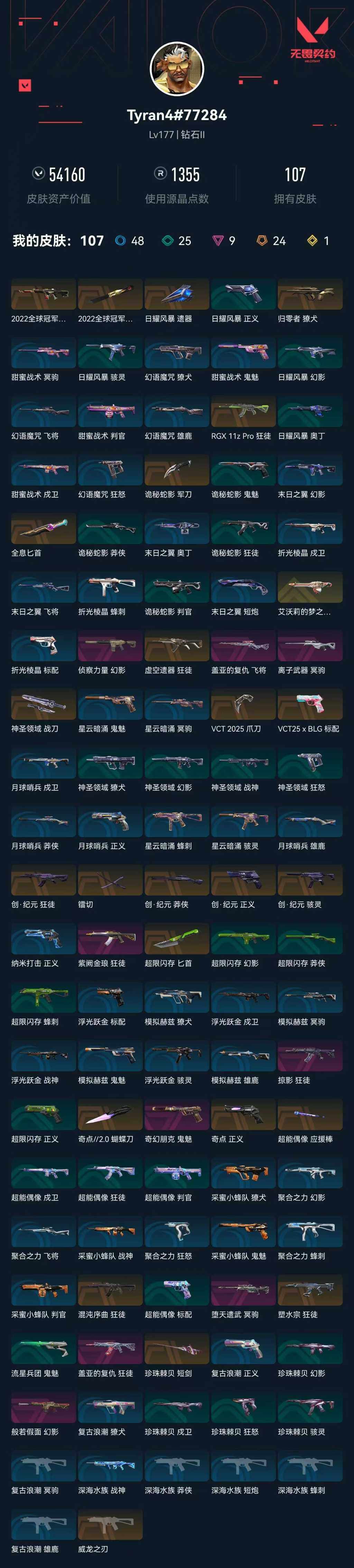 WWQXL314617无畏契约账号详情图6
