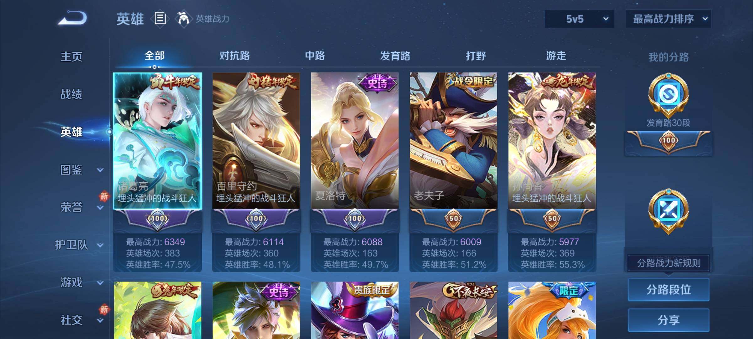 WZCMY3295034王者荣耀账号详情图3
