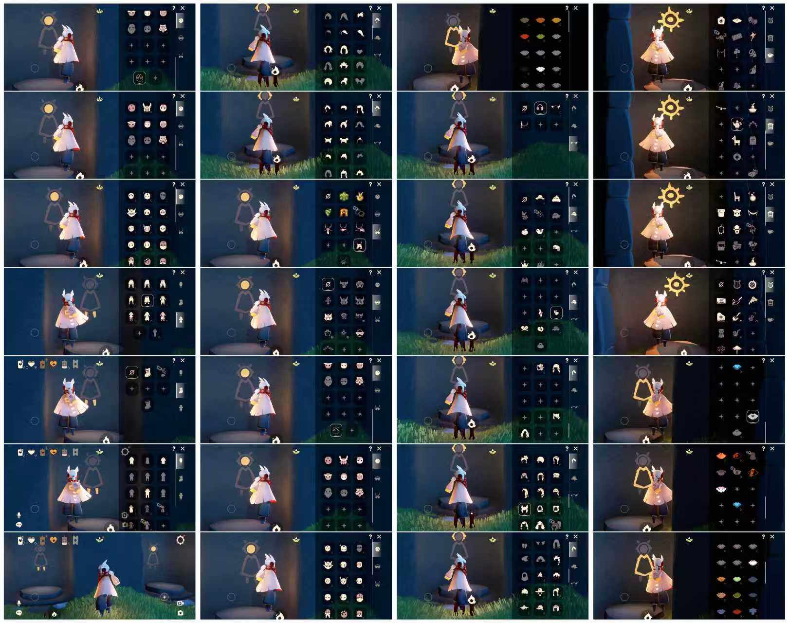 光遇账号安卓官服HE0723 渠道:安邮  完成地图：墓土 季节已毕业:集结季半毕业，小王子季半毕业，潜海季毕业，表演季毕业 热门复刻/活动:红耳机，武士裤，背带裤，，樱花，箬笠，花环，雨伞，白金， 礼包:创始人斗